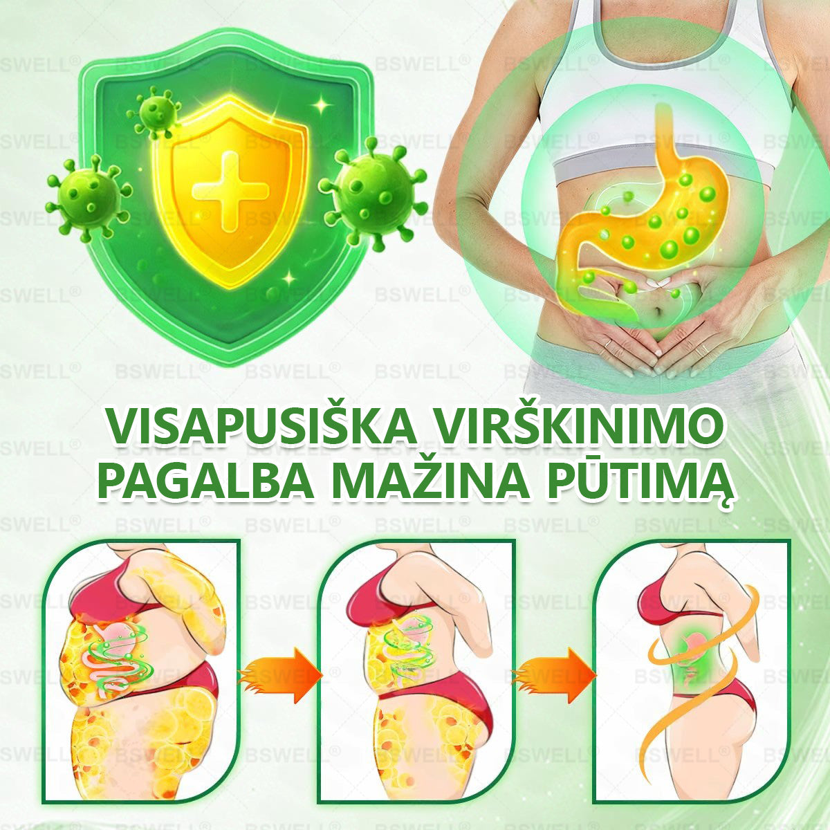 🌿🧑‍⚕️BSWELL® Nano mikroadatinis lieknėjimo pleistras – Matomi pokyčiai per 28 dienas Svorio kontrolei, širdies sveikatai, cukraus balansui, žarnynui ir sąnariams.