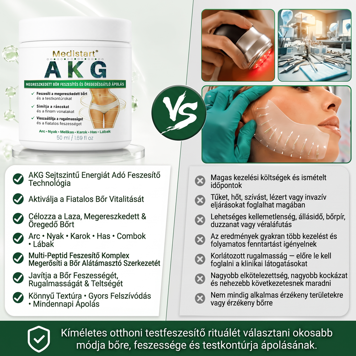 🌻Medistart® AKG BŐRFESZESÍTŐ & ÖREGEDÉS ELLENI ÁPOLÁS