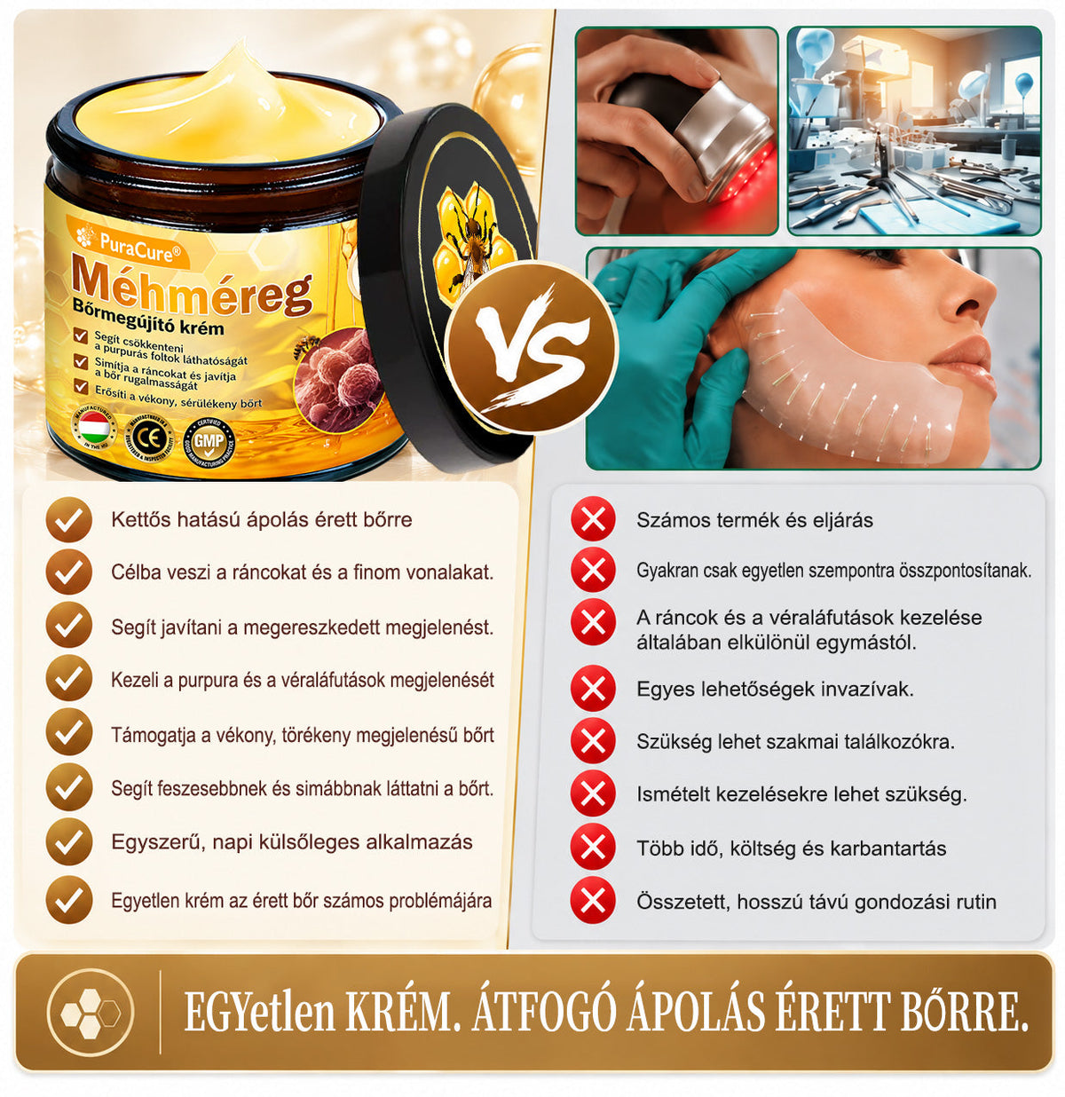 📦🥇PuraCure® MÉHMÉREG Bőrmegújító krém