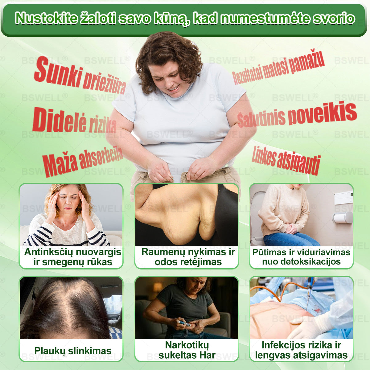 🌿🧑‍⚕️BSWELL® Nano mikroadatinis lieknėjimo pleistras – Matomi pokyčiai per 28 dienas Svorio kontrolei, širdies sveikatai, cukraus balansui, žarnynui ir sąnariams.