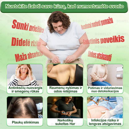 🌿🧑‍⚕️BSWELL® Nano mikroadatinis lieknėjimo pleistras – Matomi pokyčiai per 28 dienas Svorio kontrolei, širdies sveikatai, cukraus balansui, žarnynui ir sąnariams.